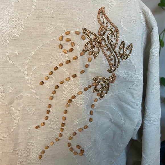 ⚪️ Coldwater creek  beaded jacket blazer - Picture 3 of 6
